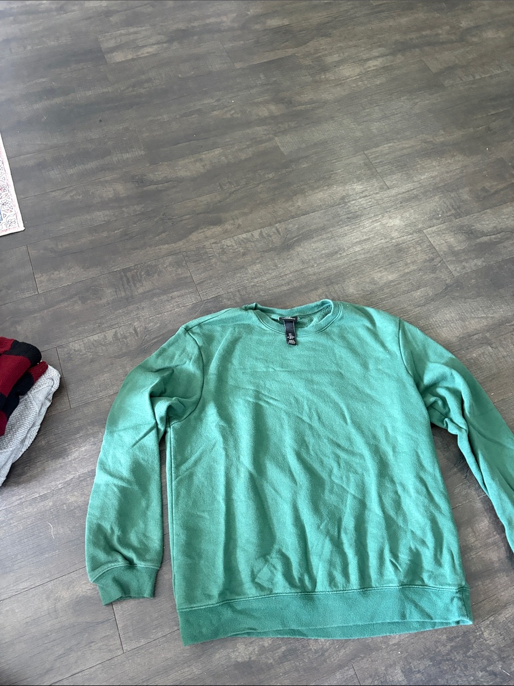 H&M Men's Crewneck Sweater - Green